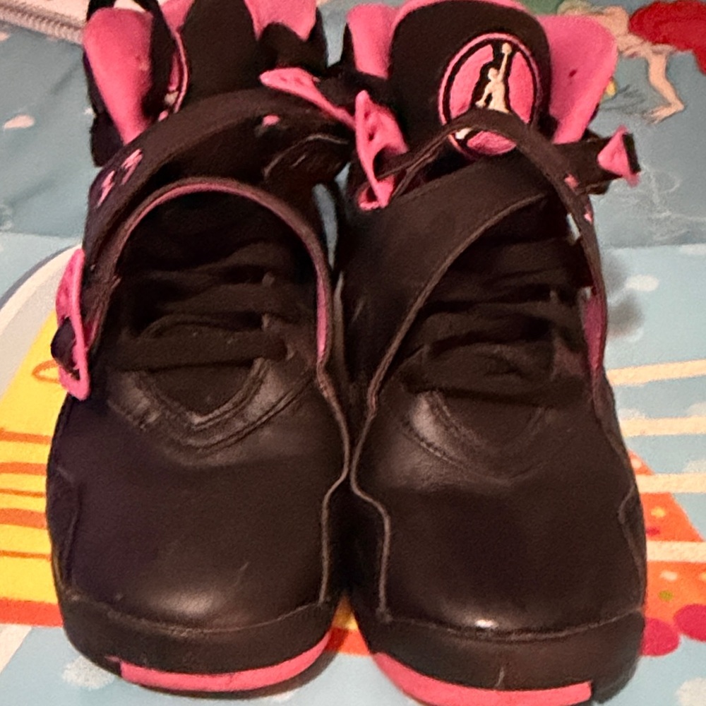 Jordan Kids Black and Pink Sneakers!!!